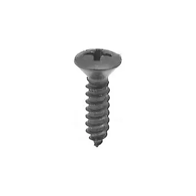 Screw Phillips Pan Head Oval Black #10 x 3/4" - PK 100-WF65086