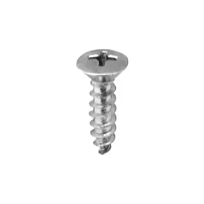 Screw Phillips Pan Head Oval Chrome Pltd #10 x 3/4" - PK 100-WF63606