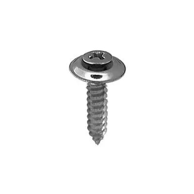 Screw Phillips Pan Head Oval Sems Wshr Chrome Pltd #8 x 3/4"(#6Hd)-WF66520-P
