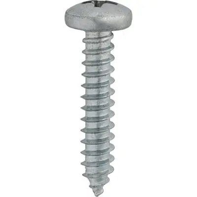 Screw Phillips Pan Head Zinc Plated-#10 x 1" - PK 100-WF60106