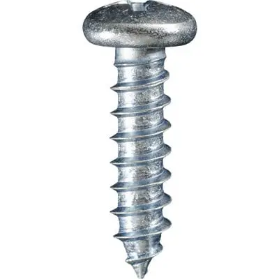 Screw Phillips Pan Head Zinc Plated-#14 x 1" - PK 100-WF60196
