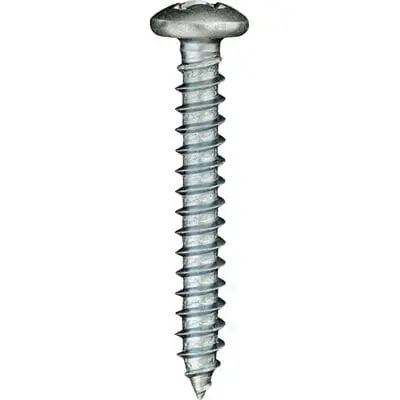 Screw Phillips Pan Head Zinc Plated-# 6 x 1" - PK 100-WF60026