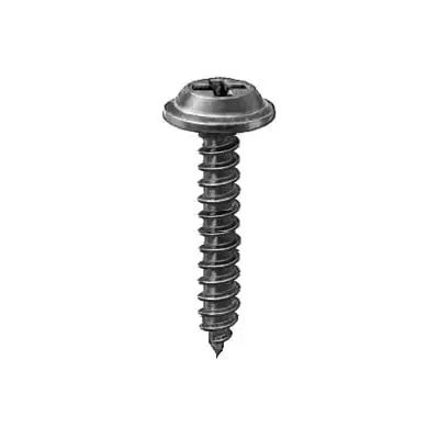 Screw Phillips Pozi Drive Round Head Black 4.2mm x 25-WF68460-P
