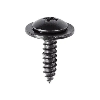 Screw Phillips Truss Head Loose Washer Black 4.8mm x16:16mm Hd-WF68170-P