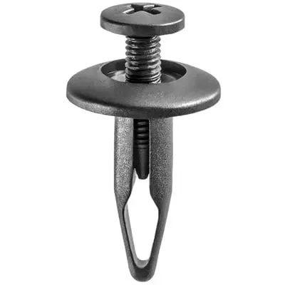 Screw Rivet 6.3mm Hole-15mmW 8mm Grip Black-WF45050-P