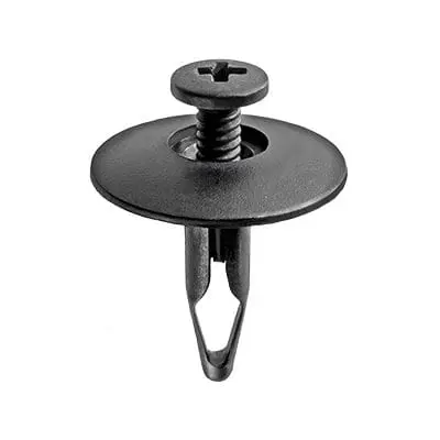 Screw Rivet 6.3mm Hole-25mm Washer- 22mm Grip Black - PK 50-WF45155