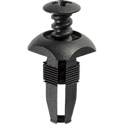 Screw Rivet 6mm Square Head-M12 Square Washer Black - PK 25-WF45034
