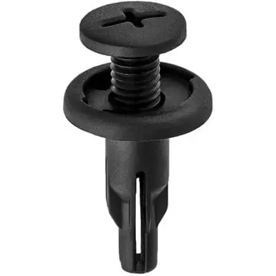 Screw Rivet 8mm Hole-16mmW- 8mm Grip Black-WF45070-P