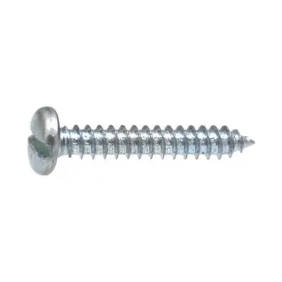 Screw Slotted Pan Zinc Plated #6 x 3/8" - PK 100-WF62006