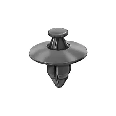 Snap Pin Nail 8mm Hole-20mm Washer Black-WF47080-P