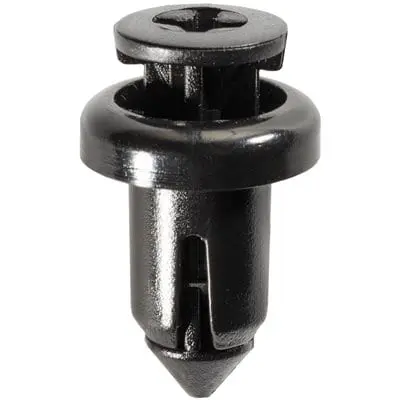 Snap Pin Nail 9mm Hole-Pan Head 15mm Washer Black - PK 15-WF47113