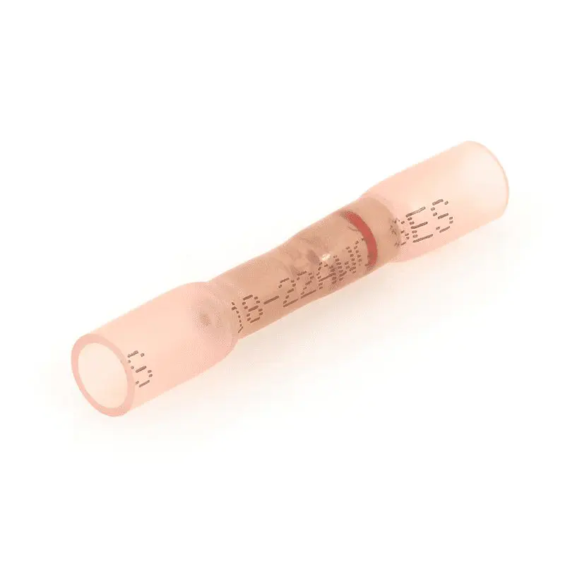 Solder & Heat Shrink Butt Connector Red 18-20Ga-ES22010-P