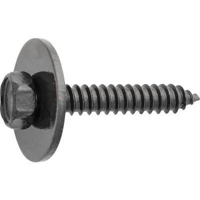 Tap Screw Loose 21mm Washer Black 6.3mmx30-10Hex-WF73870-P