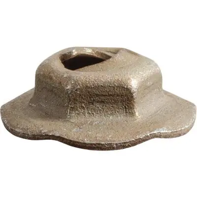 Thread Cut Nut Shaft 3.2mm Hole x 8mm - PK 100-WF35266