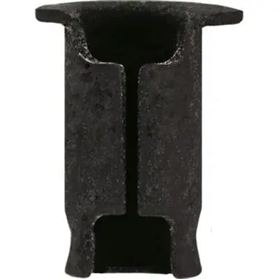 Tube Nut Metal  Shaft 3/32" Hole 1/8" - PK 100-WF30036