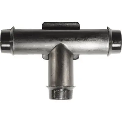 Vacuum Line Connector Tee 3/8" x 3/8" x 3/8" PK 10-MS18173