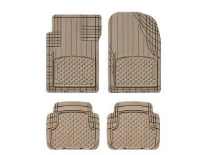 WeatherTech Trim-to-fit Front and Rear Over the Hump Mat set-Tan-11AVMOTHST-WT