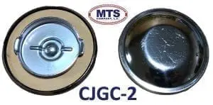 1945-1971 Jeep CJ "Under the Seat" Non-vented gas cap. Replaces #J0908593