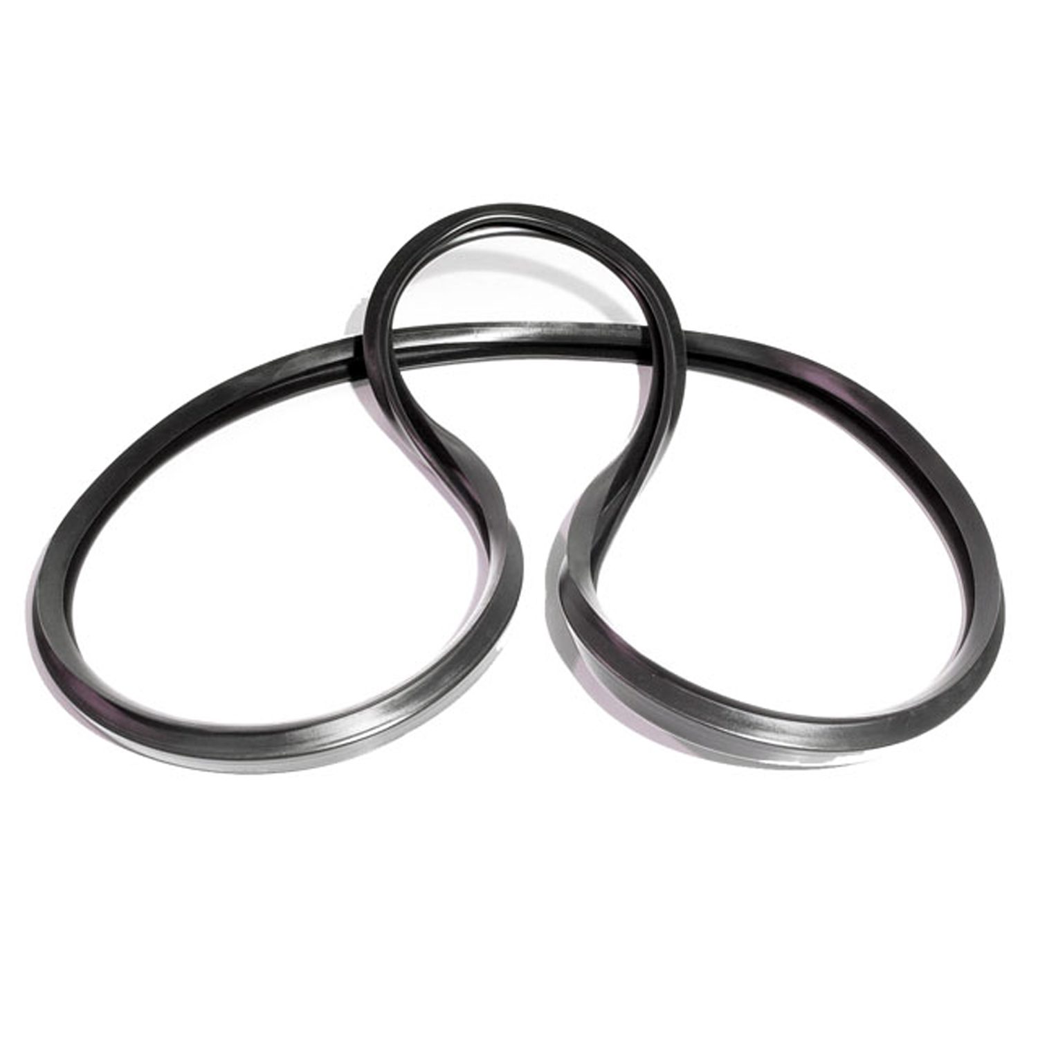 1946-1961 Willys Station Wagon Vulcanized Side Front-Rear Sliding Window Seal-MMPVQT9600