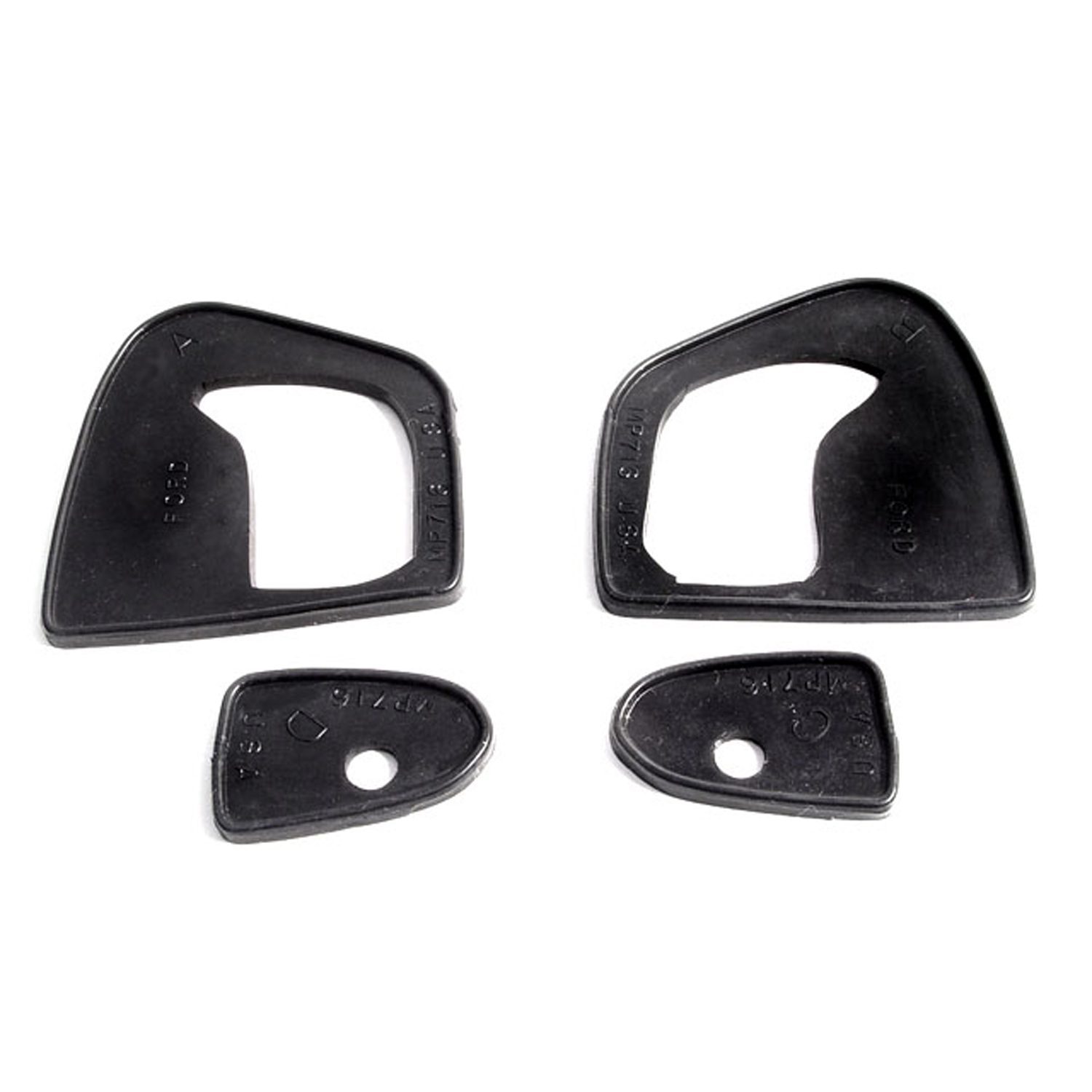 1952-1956 Ford Car Door Handle Pads Set