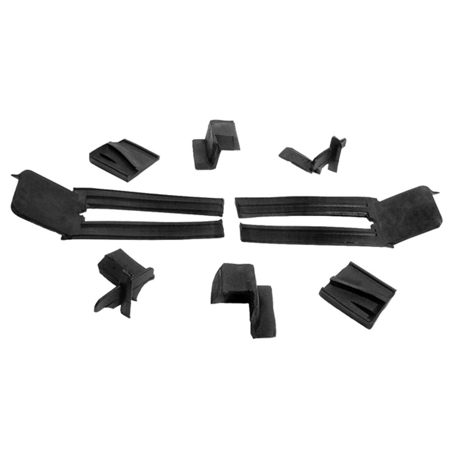 1954-1964 Volkswagen Beetle|Karmann Ghia|Transporter Convertible Auxillary Window Seal 8 Piece Kit-MMPWK400