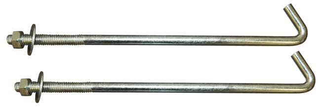 1955-1966 Chevy/GMC Pickup Battery Hold-Down J-Bolts-DYN1100P