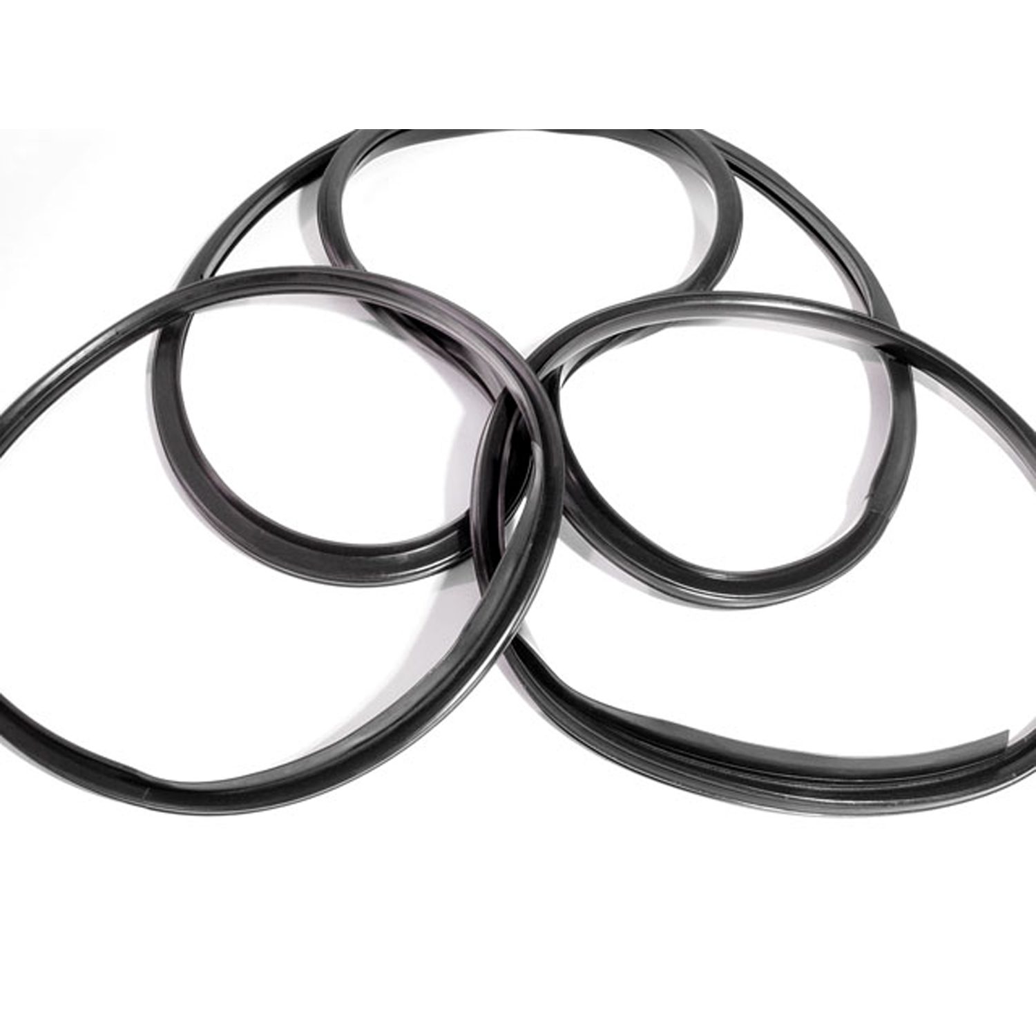 1957 Buick|Oldsmobile 88 Vulcanized rear window gasket 3pc Set-MMPVWS7315-R