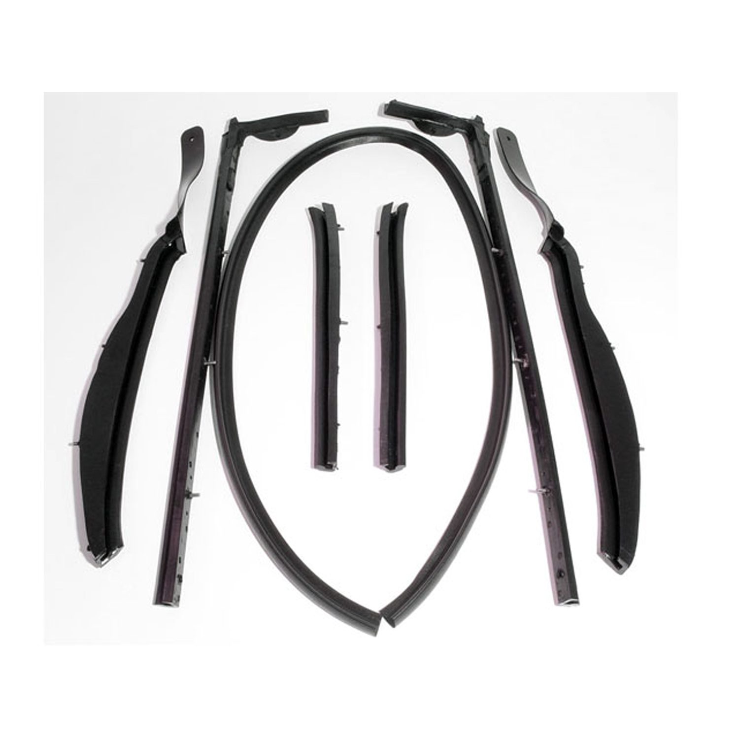 1961-1964 Buick|Chevrolet|Oldsmobile|Pontiac Convertible Top Roof Rail Kit-MMPRR1812