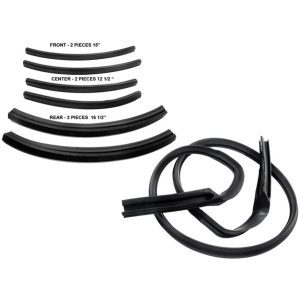 1963-1966 Dodge|Plymouth Dart|Valiant Convertible Top Seals 7pc Set-MMPRR4500-H