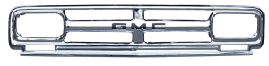 1967 GMC Pickup and Suburban Chrome Grille with GMC lettering-DYNM1275