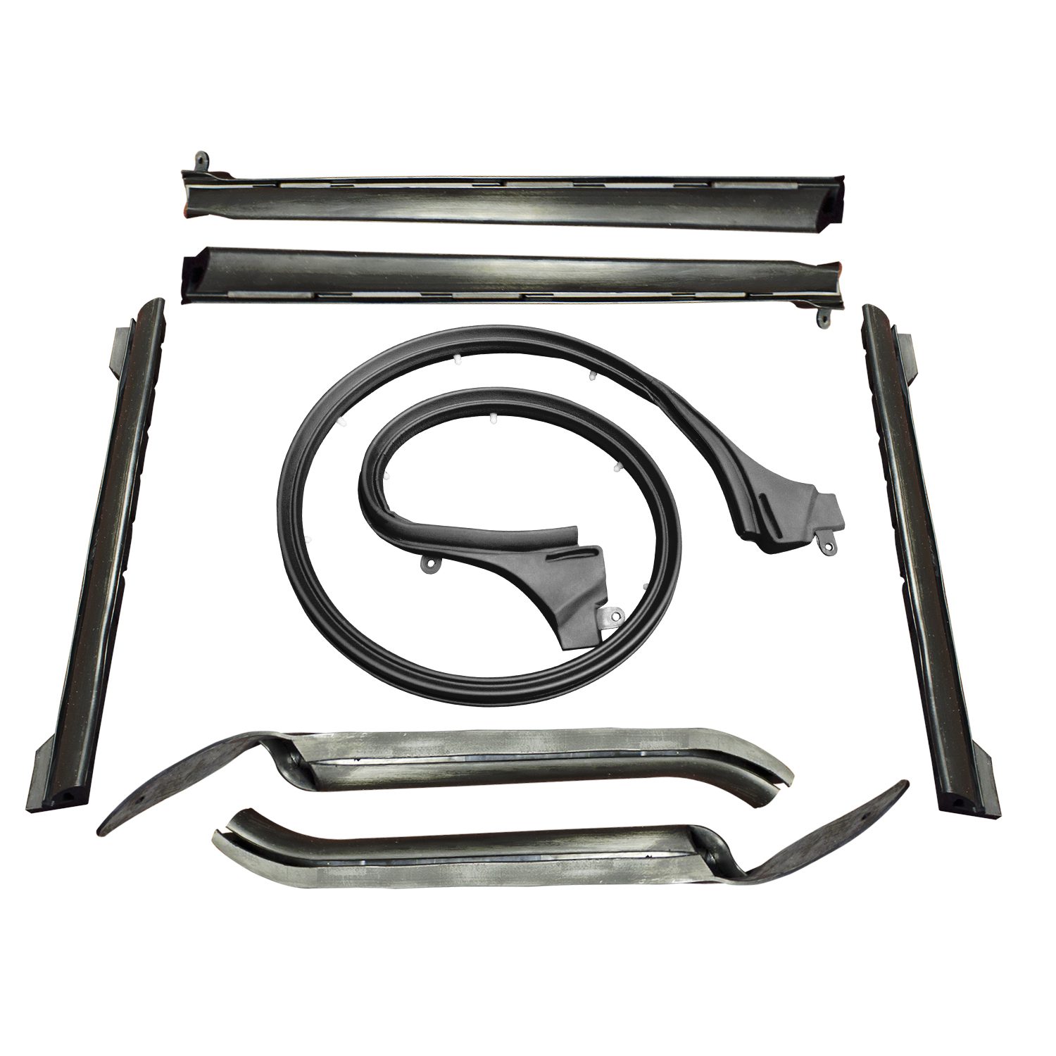 1968-1969 Chevrolet|Pontiac Camaro|Firebird Convertible top-rail 7pc kit-MMPRR1501
