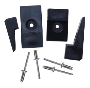 1986-1992 Jeep Comanche Tailgate Bumper Kit 8 Pcs-0482-421