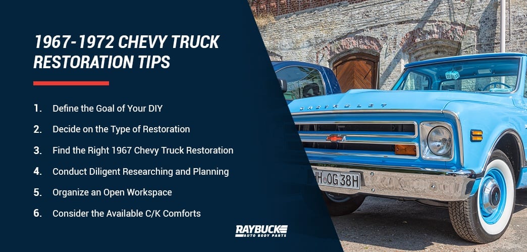 1967 1972 Chevy C K Truck History Restoration Tips