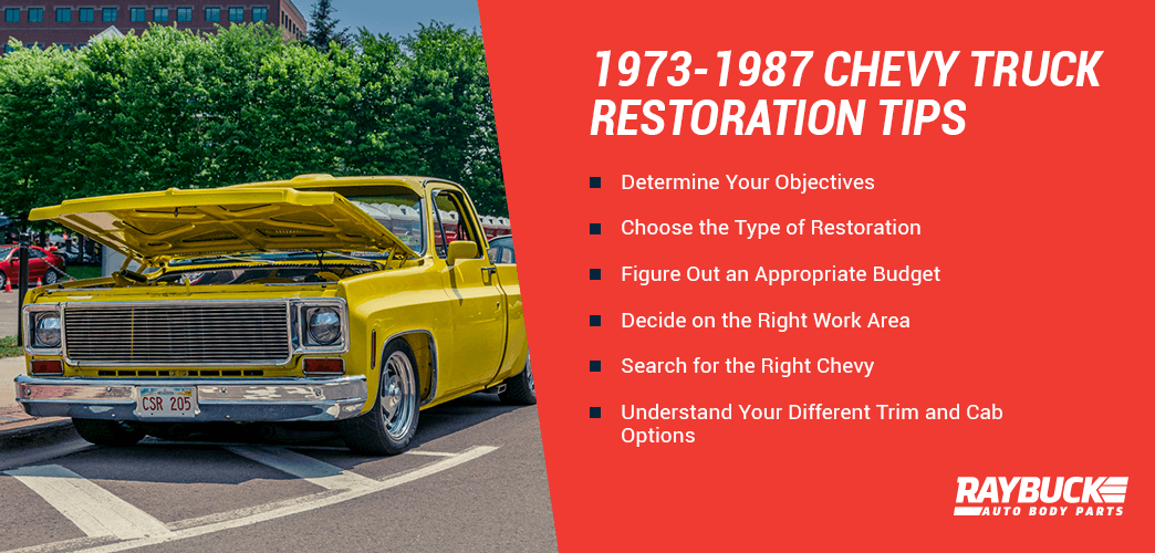 1973-87 Chevy truck restoration tips