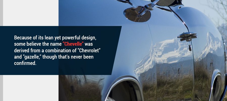 Chevy Chevelle and gazelle