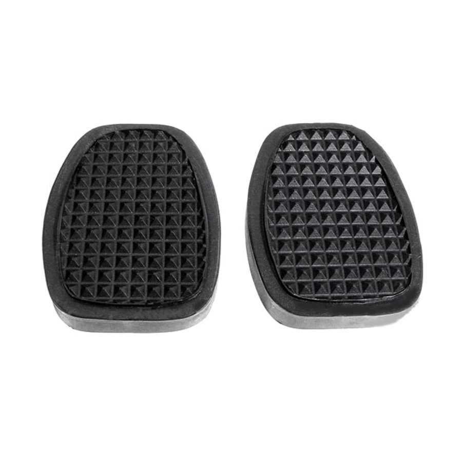 Clutch & Brake Pedal Pads For Volkswagen Beetle & Super Beetle (1946-1979) - Black