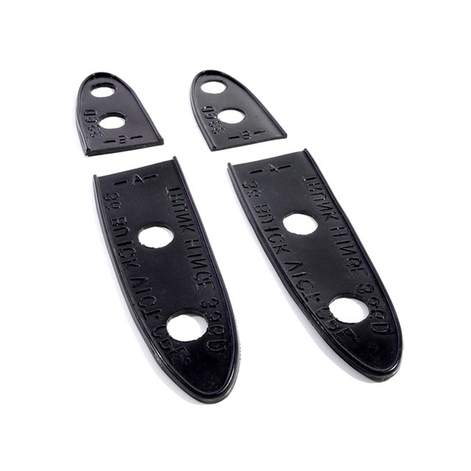 MP 817-C Trunk Hinge Pads For 1940-1942 Lincoln Zephyr - 1-1/2" X 8-3/4" Set