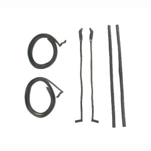 1948-1952 Ford F-Series Pickup Truck Door Weatherstrip Seal 6 PC Kit - Driver and Passenger-DWK211048