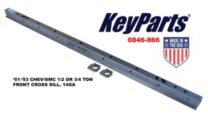 1951-1953 Chevrolet|GMC Pickup Truck Front Cross Sill