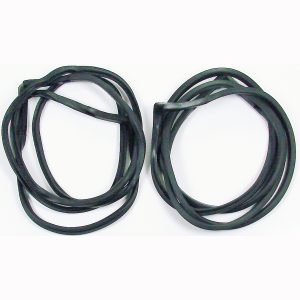 1953-1955 Ford F-Series Pickup Truck Door Weatherstrip Seal 2 PC Kit - Driver and Passenger-DWP211053