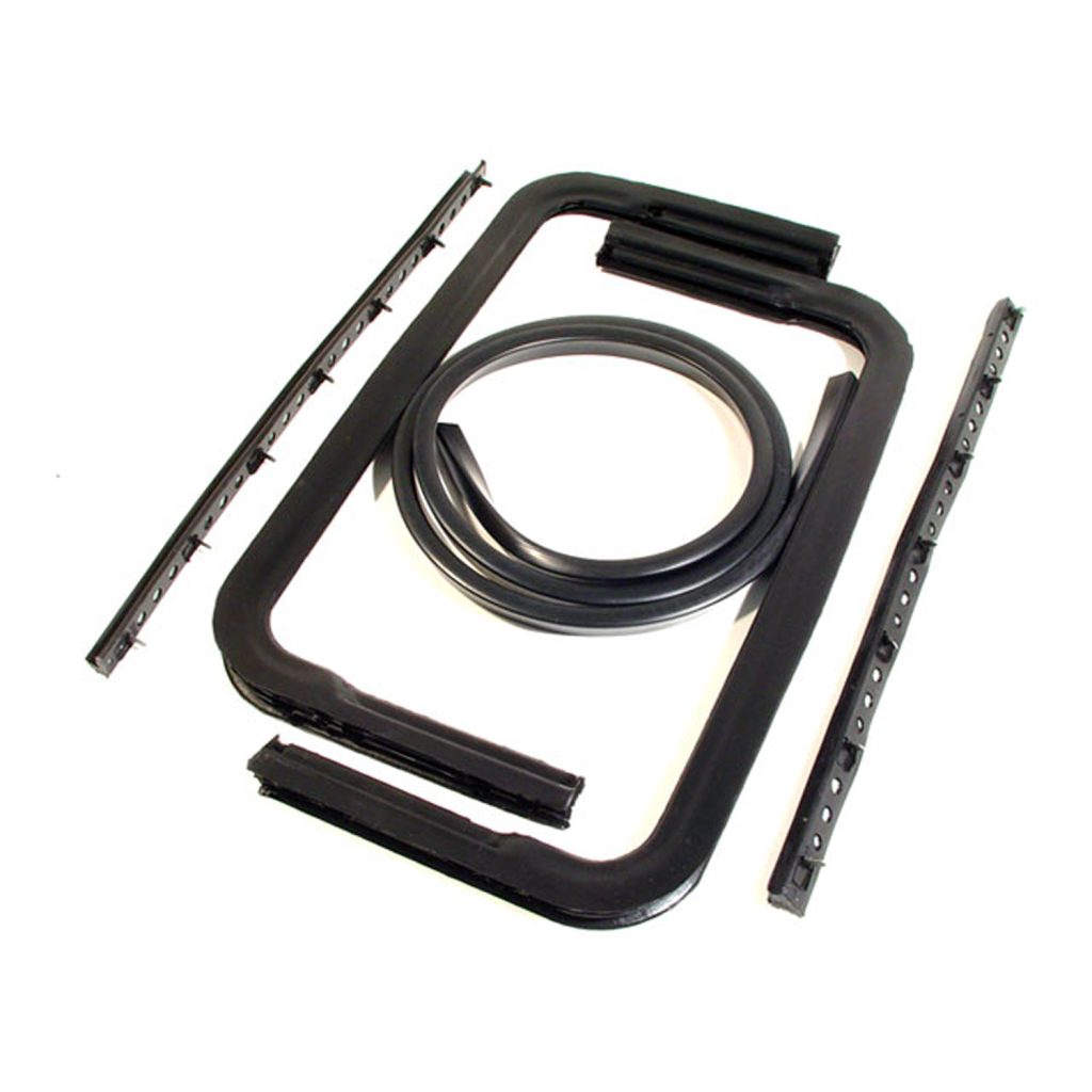 Pair Front Door Rubber Weatherstrip Seals For 1955-1957 Chevrolet Sedan/Wagons - Foto 9