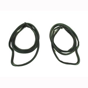 1956 Ford F-Series Pickup Truck Door Weatherstrip Seal 2 PC Kit - Driver and Passenger-DWP211056