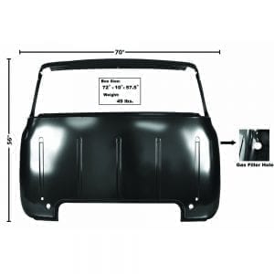 1956 Ford Pickup Truck Cab Back Panel Large Window