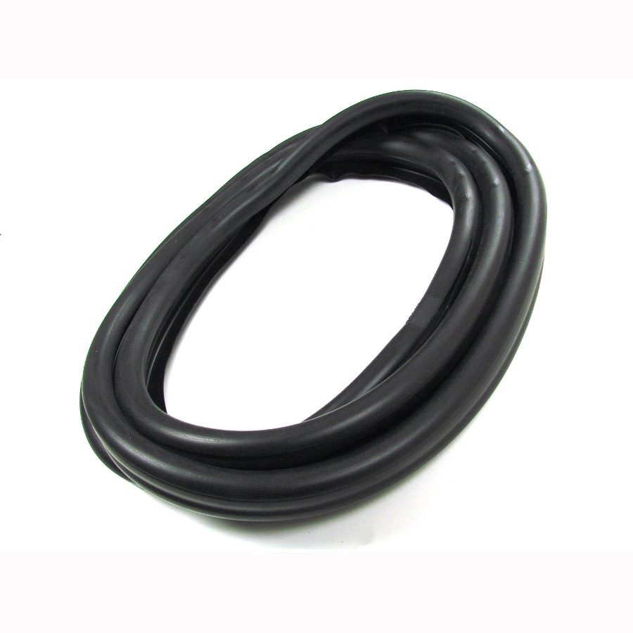 1957-1960 Ford F-Series Pickup Truck Rear Window Weatherstrip Seal w/o Trim Groove-WBLDB1015