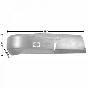 1957 Chevy 150|210|Bel Air|Nomad Seat Lower Shell Driver Side (LH)