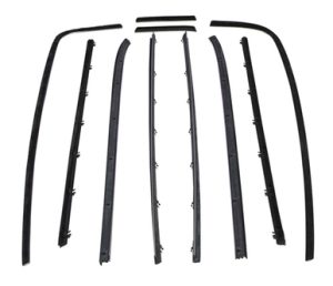 1958 Chevrolet Impala 2DR Hardtop Window Sweeper 10pc Set-MMPWC7200-40