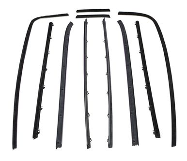 1958 Chevrolet Impala 2DR Hardtop Window Sweeper 10pc Set-MMPWC7200-40