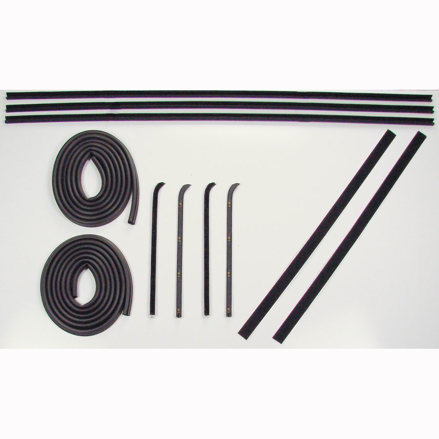 1960-1963 Chevrolet|GMC Panel|Suburban|C/K Pickup Truck Door Weatherstrip Seal 10 PC Kit - Driver and Passenger-DK111160