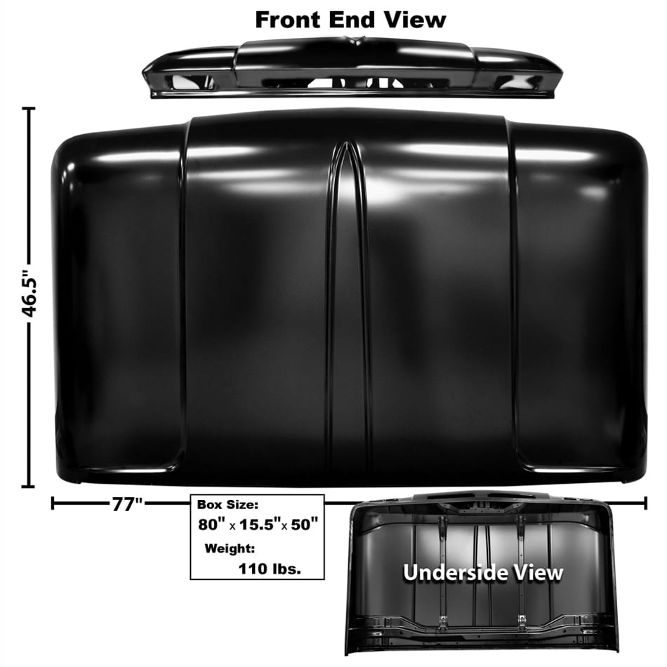 1960-1966 Chevy Pickup Truck Hood (Correct For 62-66)