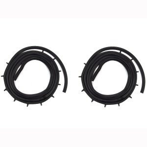1961-1966 Ford F-Series Pickup Truck Door Weatherstrip Seal 2 PC Kit - Driver and Passenger-DWP211061